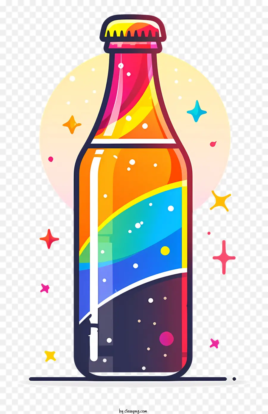 Biberón Arcoiris，La Cerveza PNG