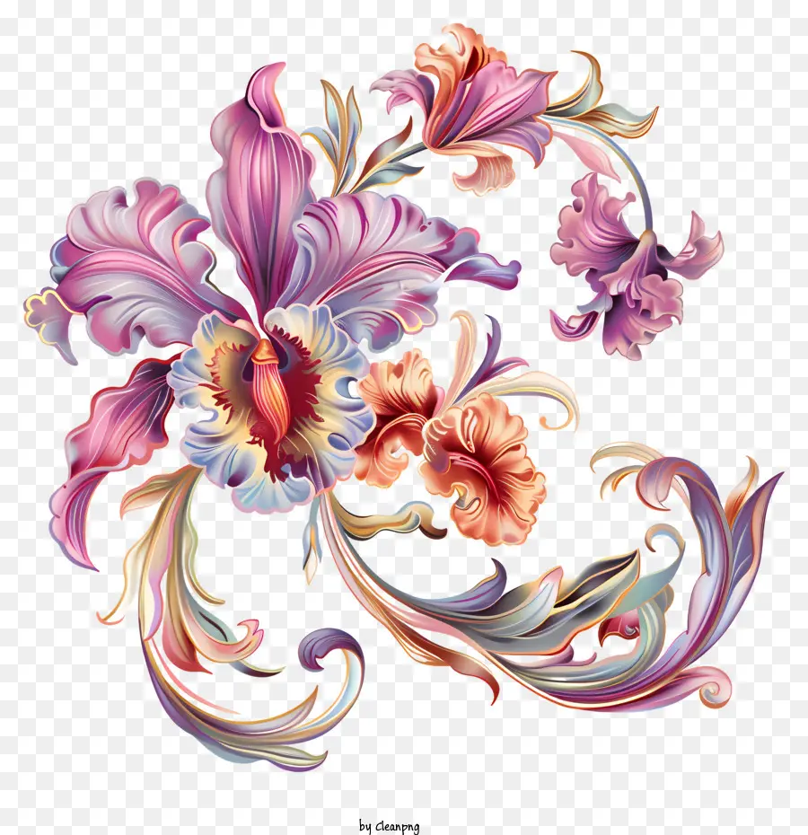 Día De La Orquídea，Diseño Floral PNG