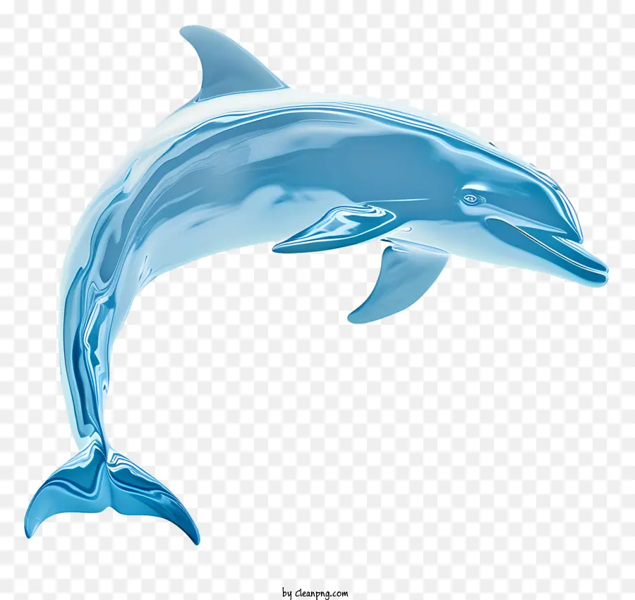 Día Del Delfín，Blue Dolphin PNG