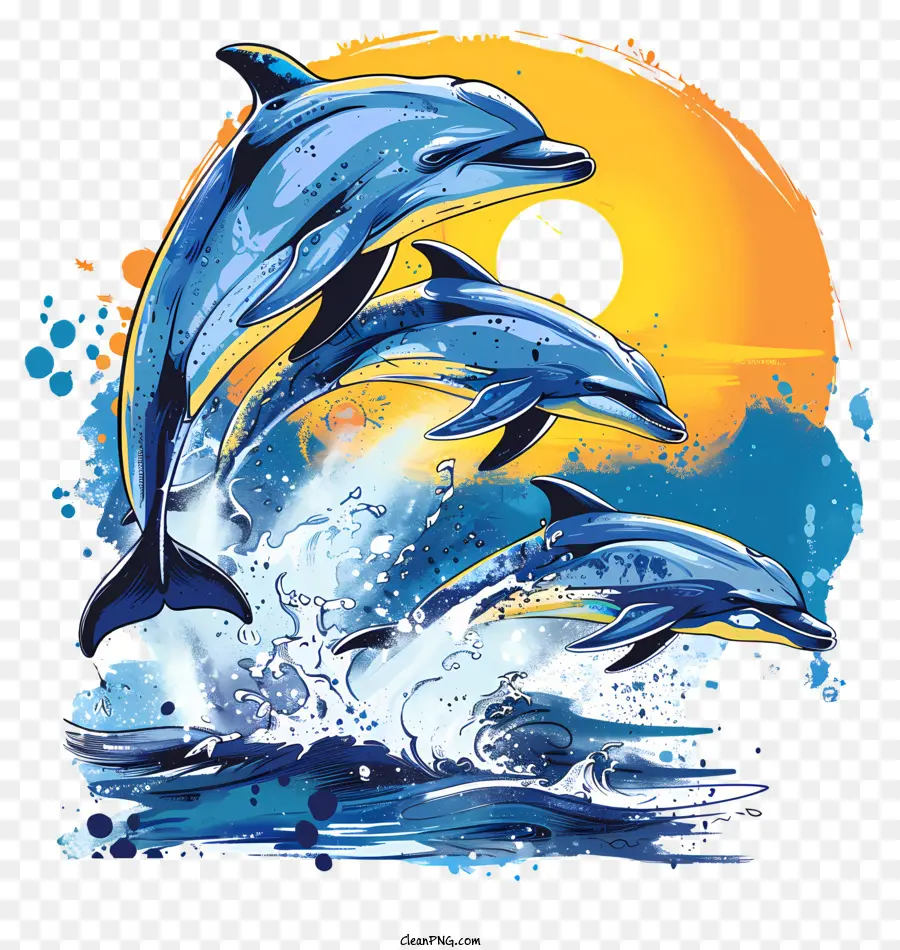 Día Del Delfín，Dolphins PNG