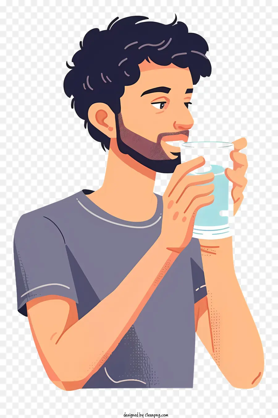 Agua Potable，Hombre Bebiendo Agua PNG