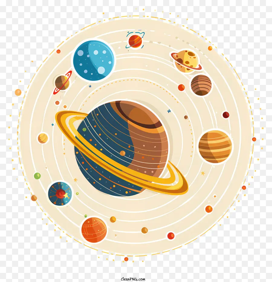 Sistema Solar，Los Planetas PNG