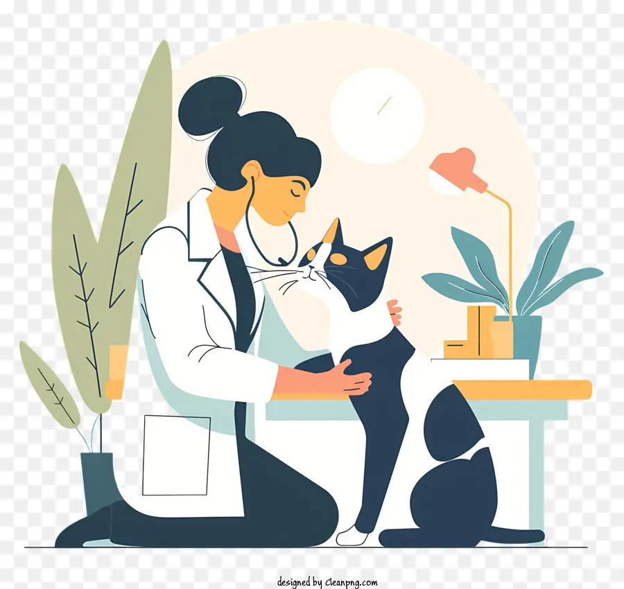 Veterinario，Gato PNG