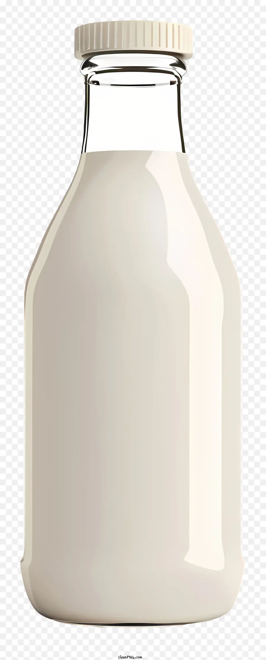 Botella De Leche 3d，Botella De Vidrio PNG