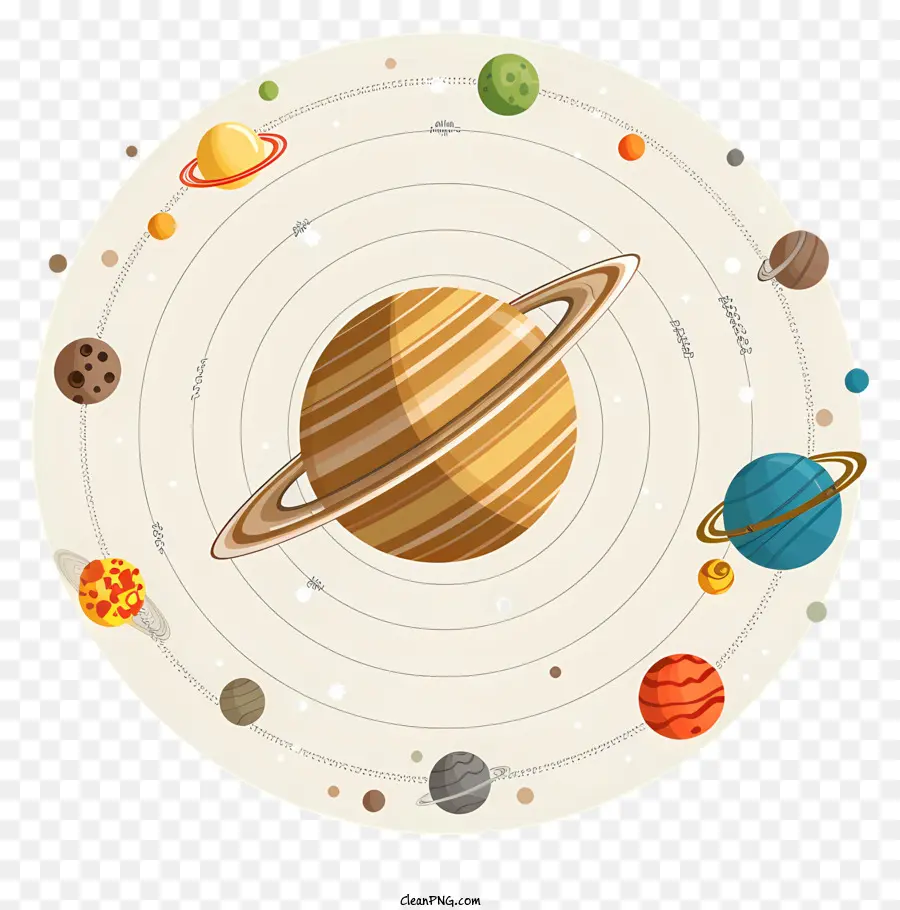 Sistema Solar，Los Planetas PNG