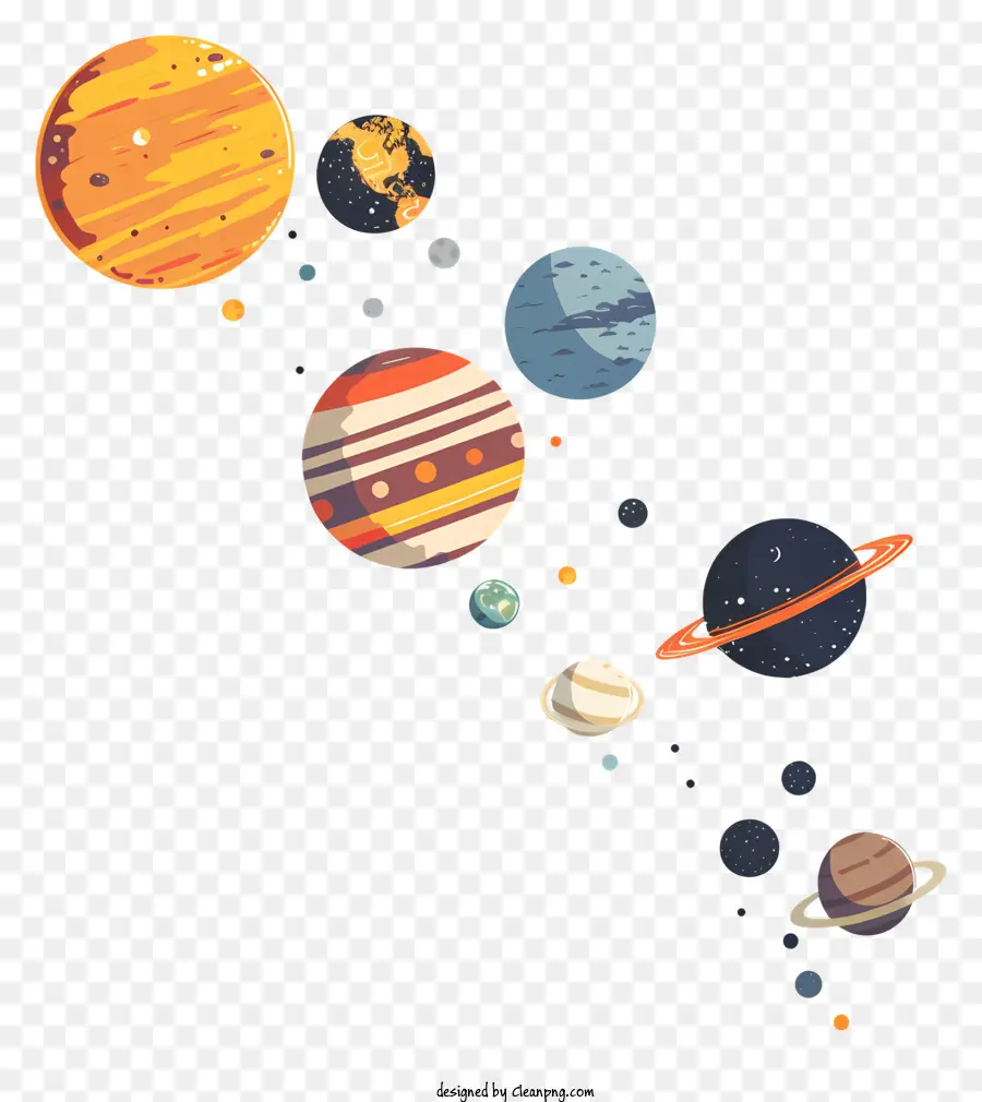 Sistema Solar，Los Satélites PNG