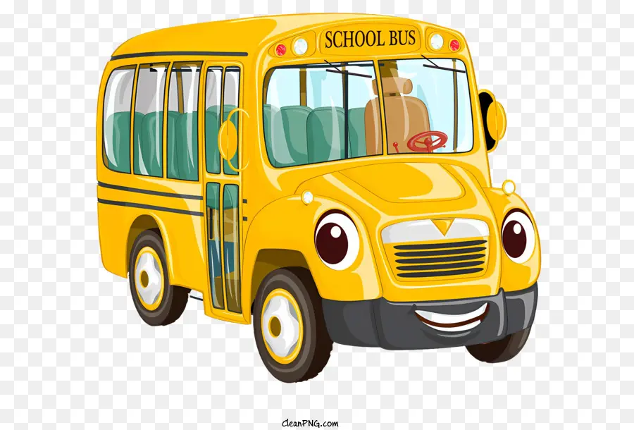 Autobús De La Escuela，Amarillo PNG