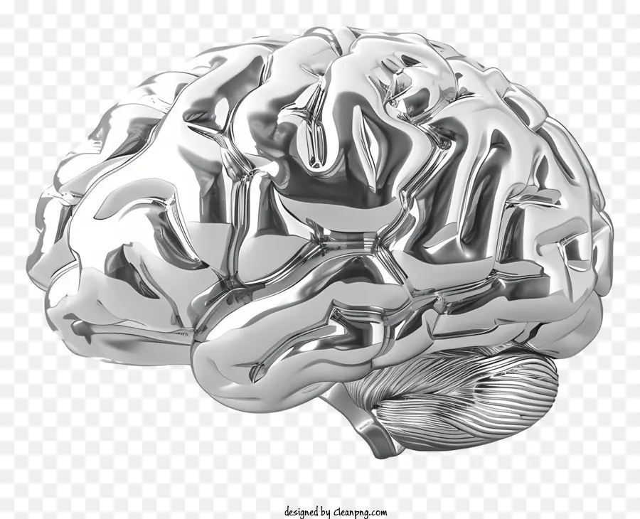 Cerebro Plateado，El Cerebro Humano PNG