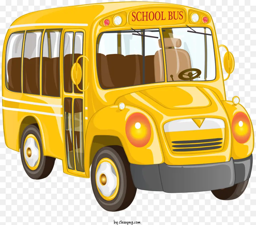 Autobús De La Escuela，Bus Escolar Amarillo PNG