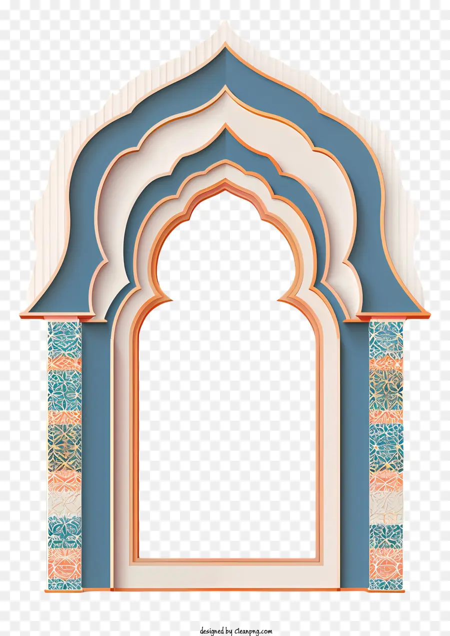 Islámica Del Marco，Arco Azul PNG