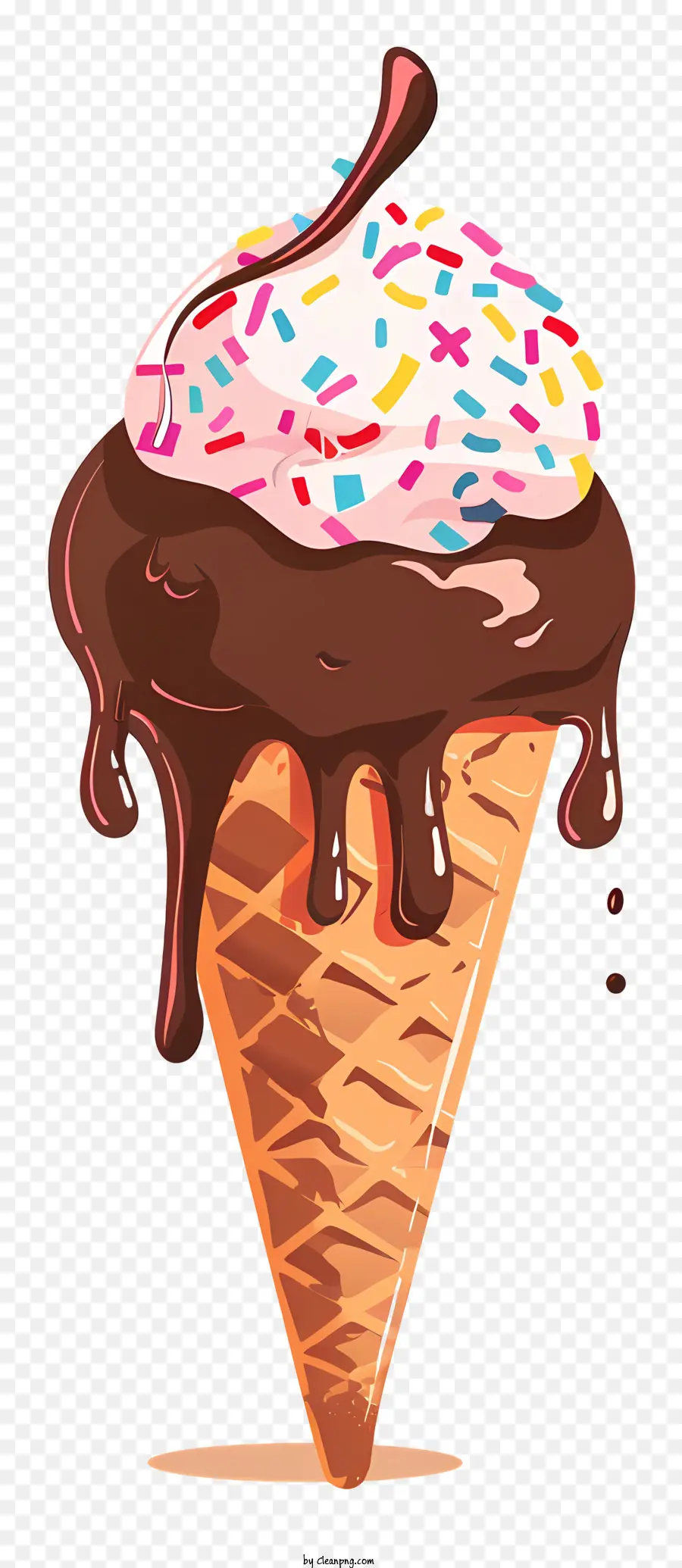 El Helado De Chocolate，Helado PNG