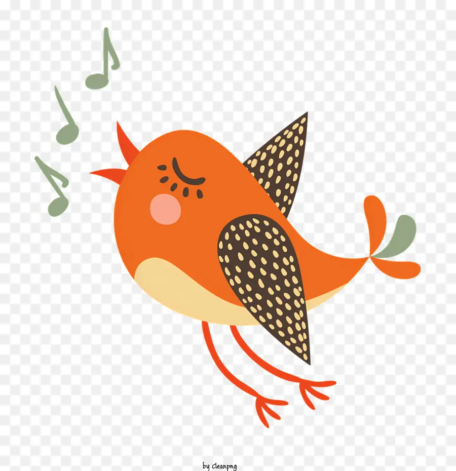 Pájaros，Pájaro Cantor PNG