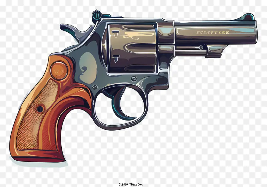 Pistola De Revólver，Revolver PNG