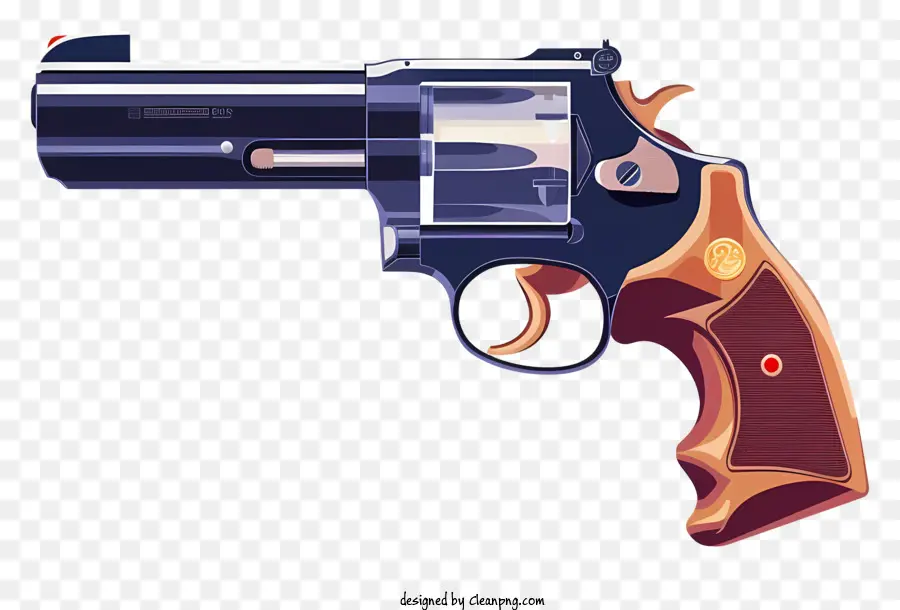 Pistola De Revólver，Pistola PNG