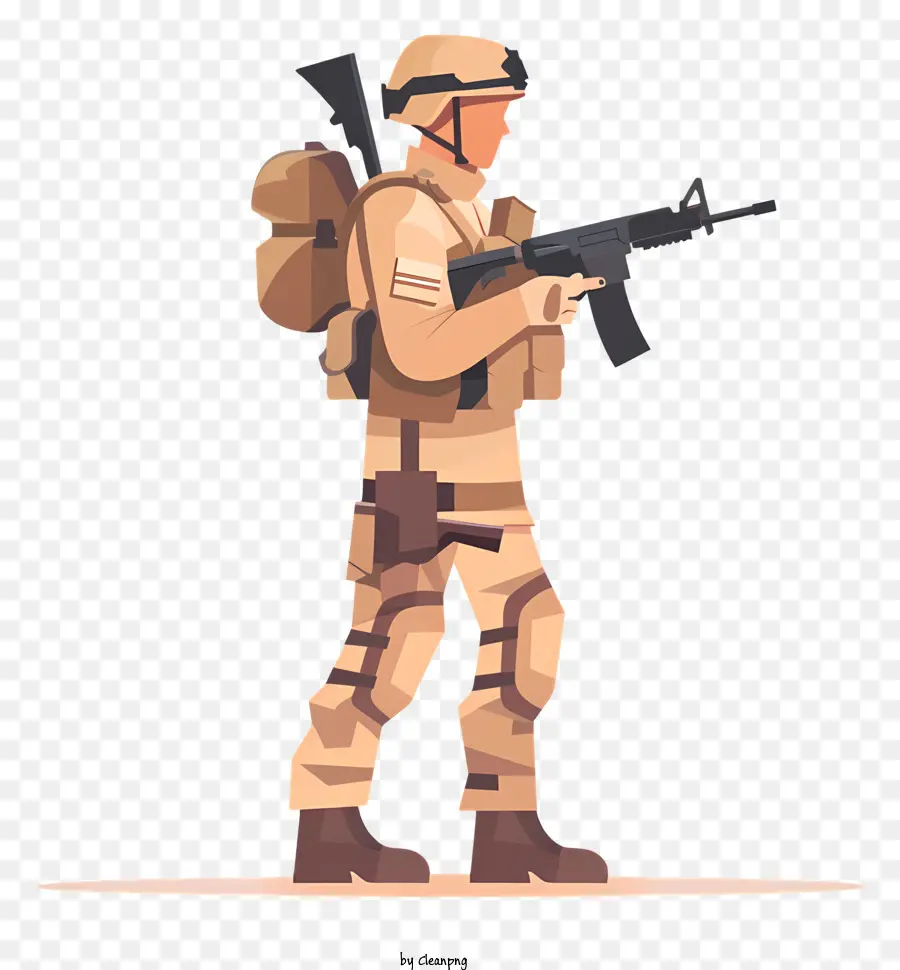 Soldado Con Pistola，Soldado PNG