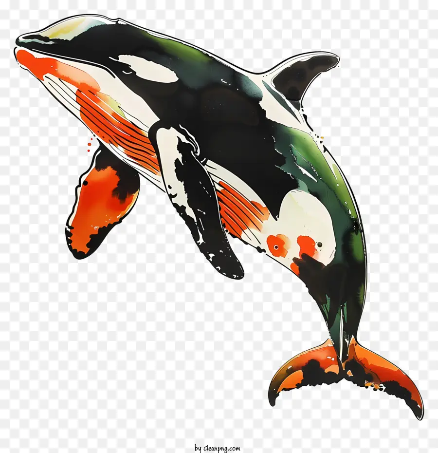 La Ballena Asesina，Pintura PNG