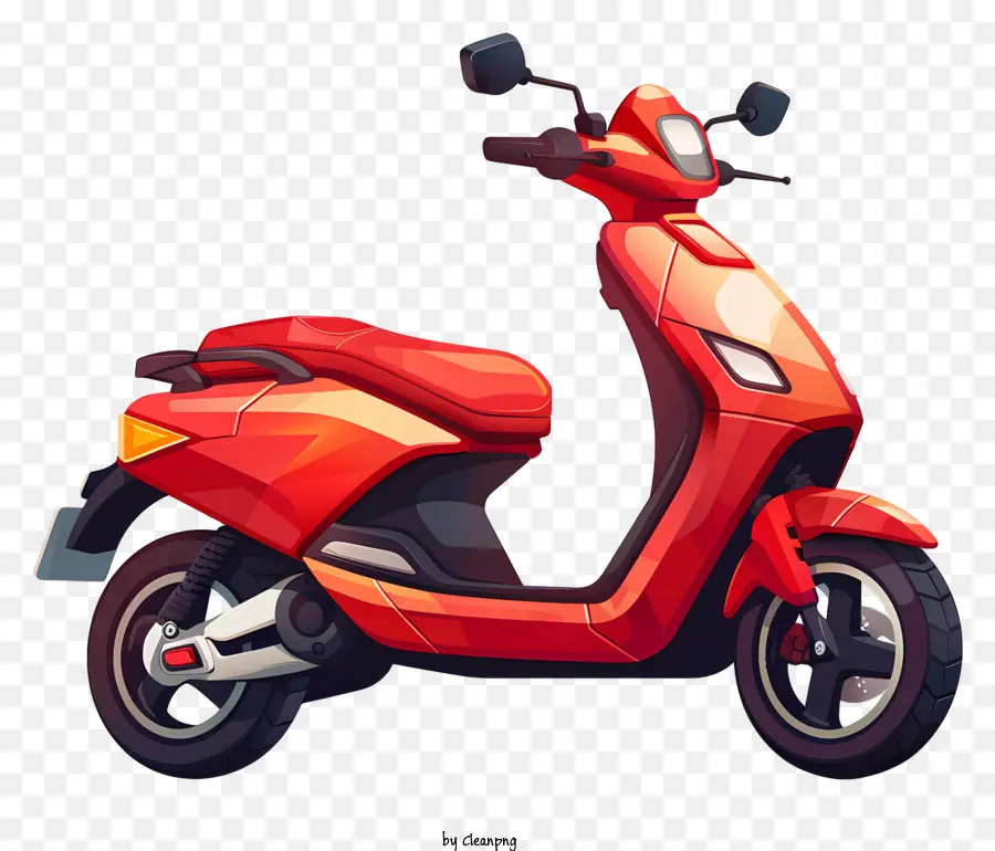 Patinete Eléctrico Rojo，Scooter PNG