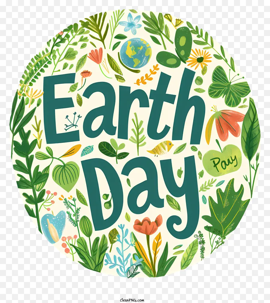 El Día De La Tierra，Verde PNG