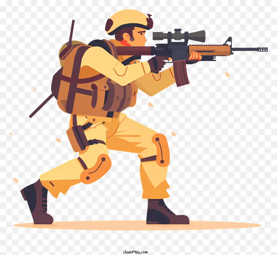 Pistola De Tiro De Soldado，Soldado PNG