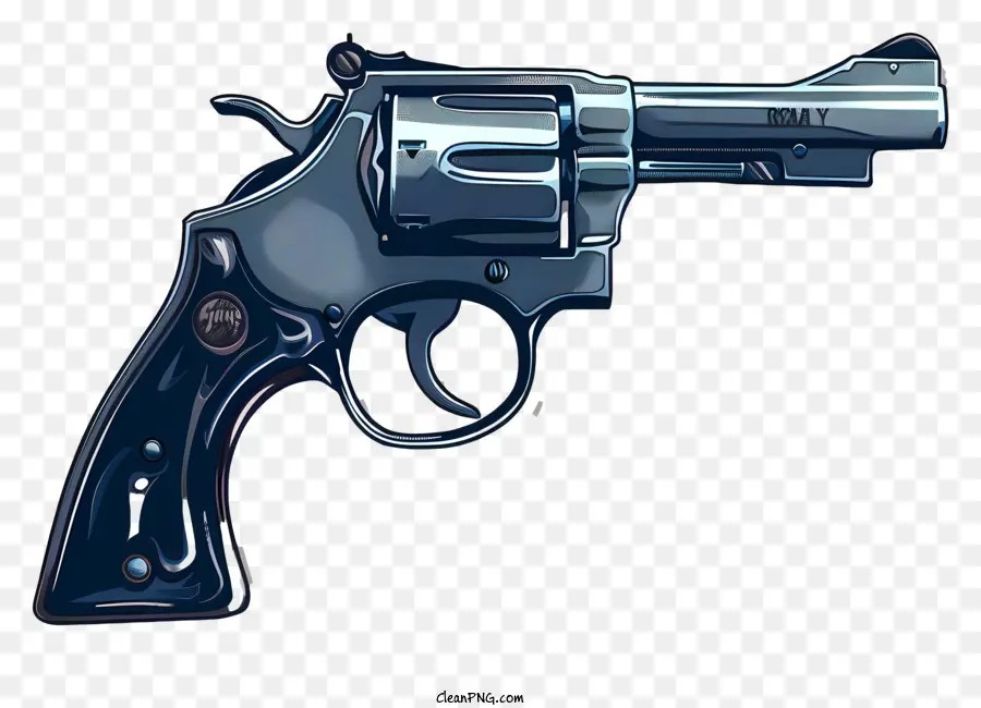 Pistola De Revólver，Pistola PNG