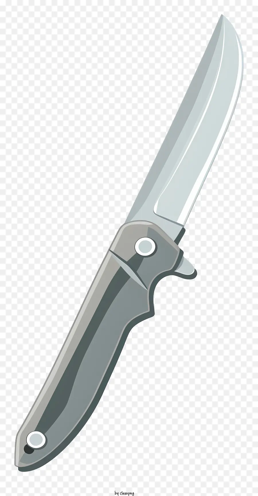 Cuchillo，Cuchilla Plateada PNG