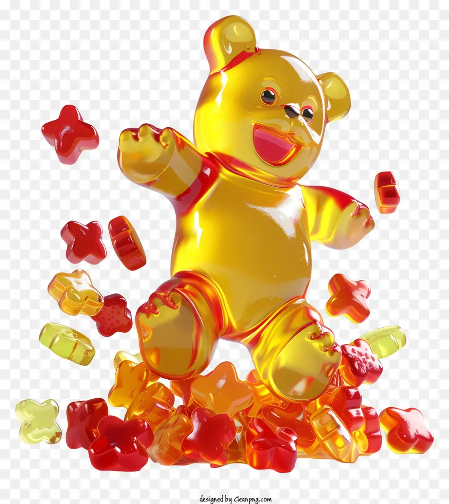 Día Del Oso Gummi，Arte De Oso Gomoso PNG