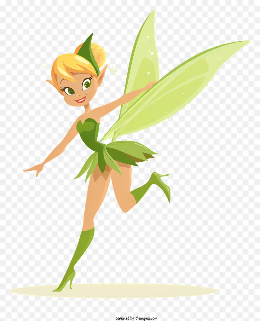 Hada Tinkerbell，Mujer PNG