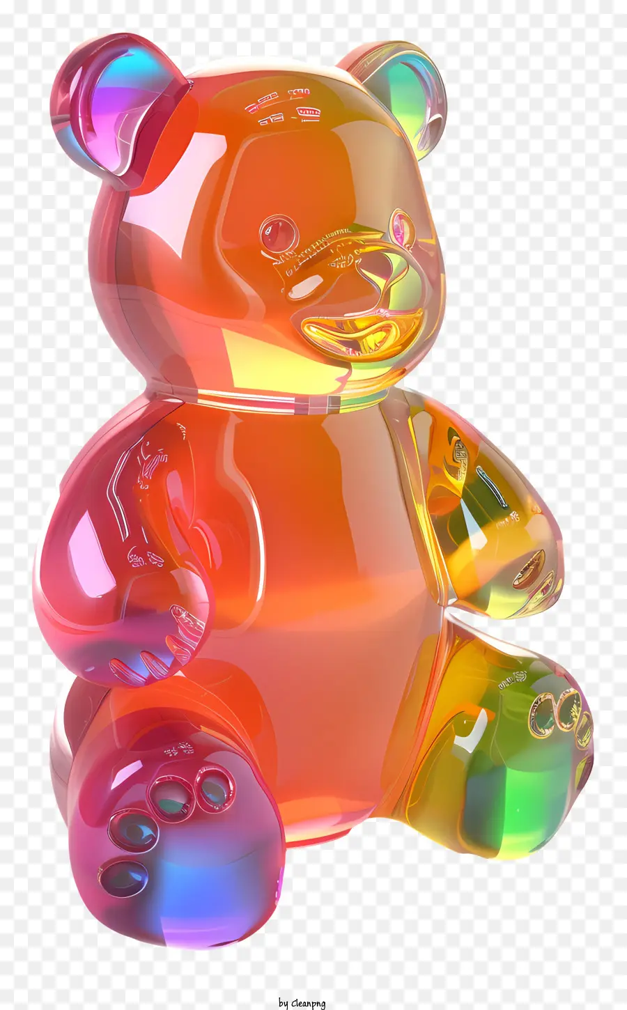 Día Del Oso Gummi，Figura De Vidrio PNG