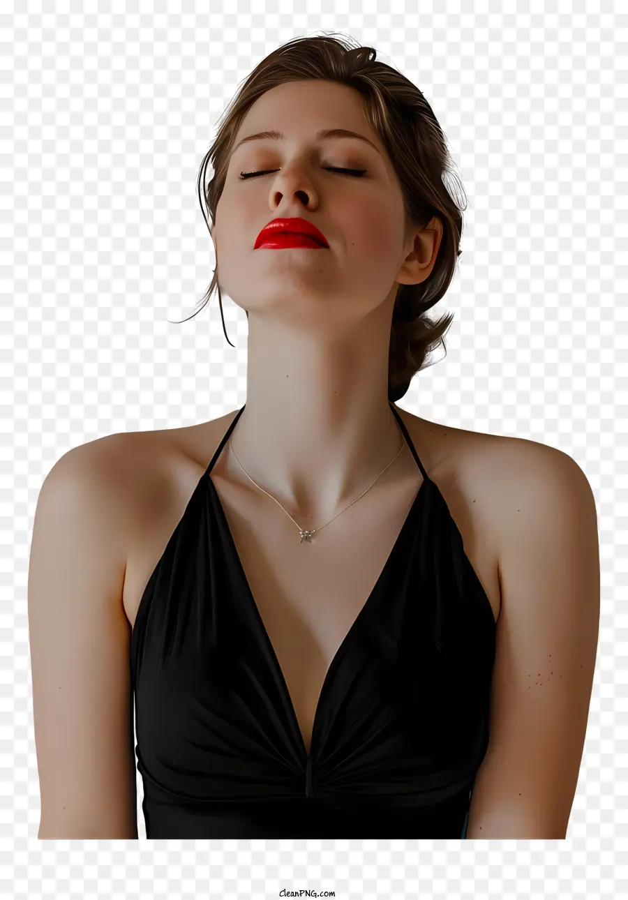 Hermosa Mujer，Mujer Con Labios Rojos PNG