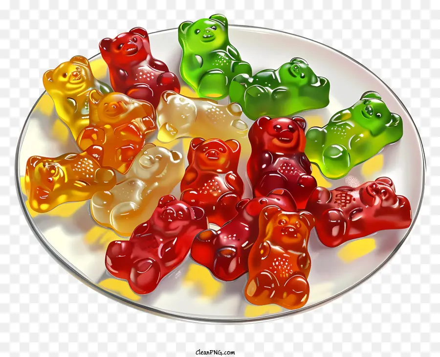 Día Del Oso Gummi，Gummy Bears PNG