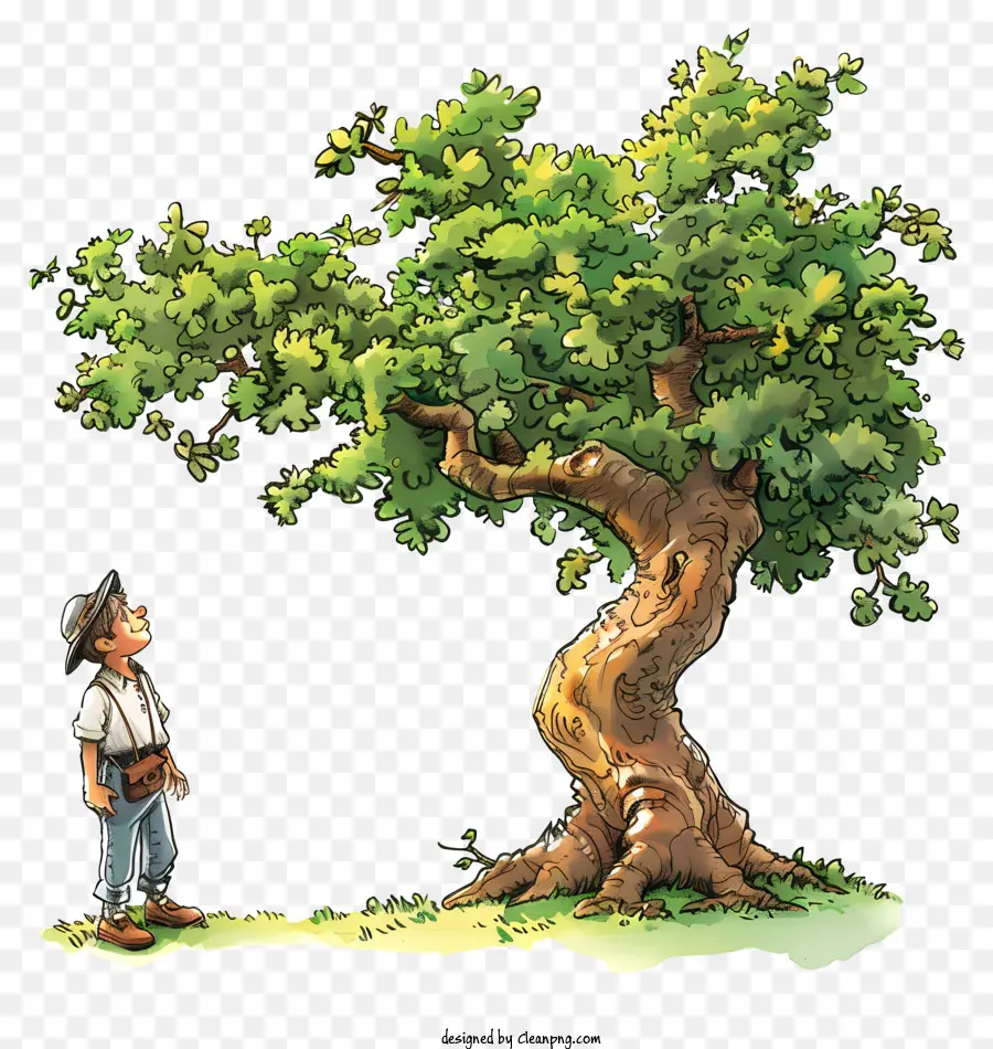El Día Del árbol，árbol De Roble PNG