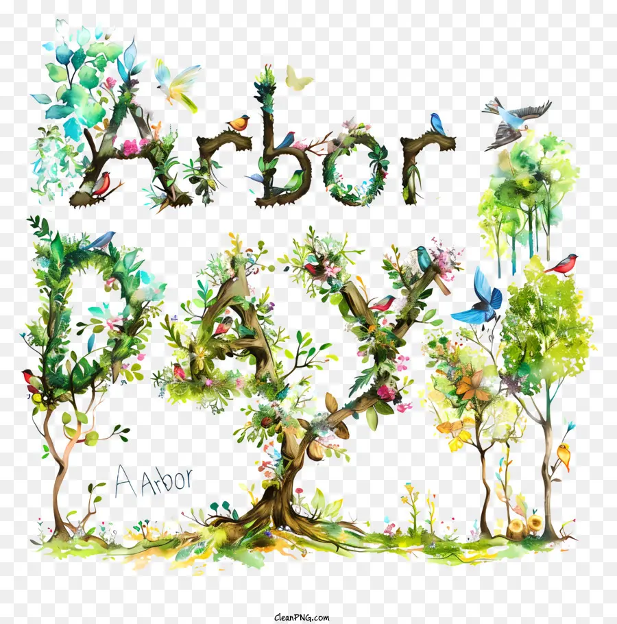 Dia Del Arbol，árboles PNG