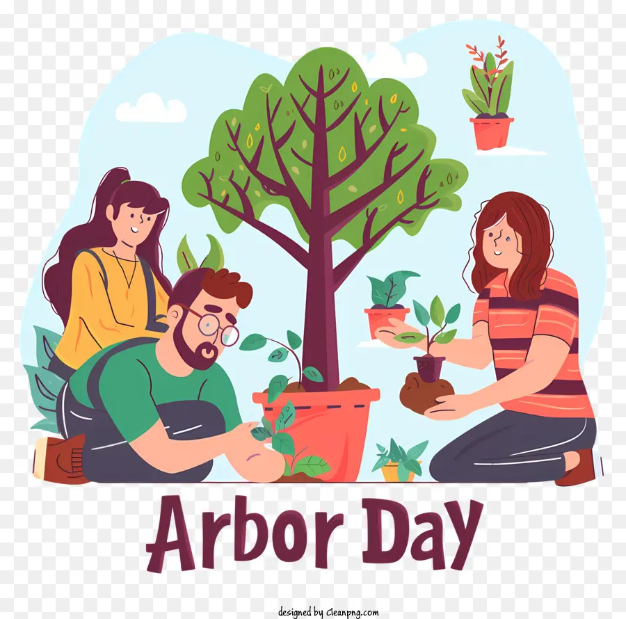 El Día Del árbol，Jardinería PNG