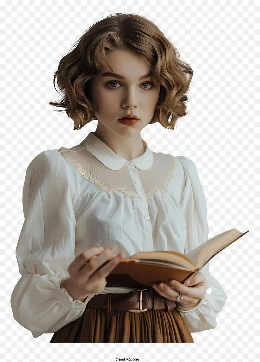 Mujer Leyendo Libro，Mujer Leyendo PNG