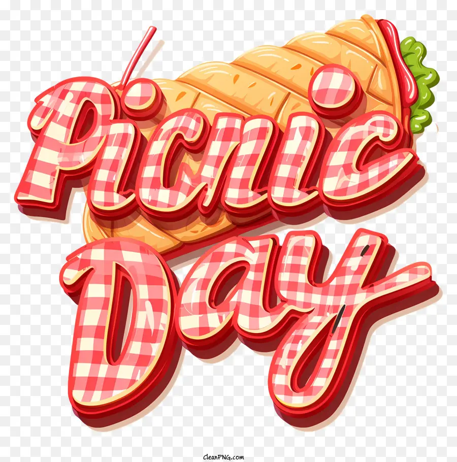 El Día Del Picnic，Black Background PNG