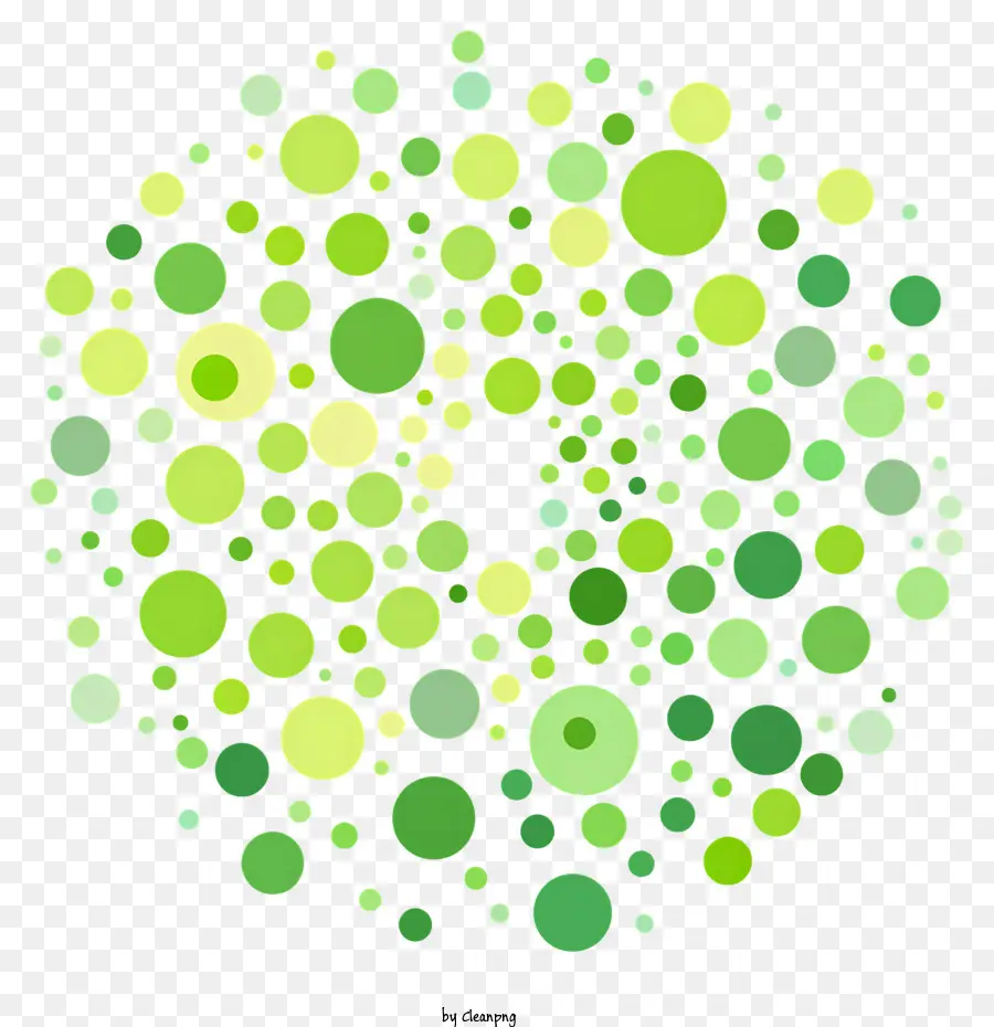 Fondo Verde，Polka Dots PNG