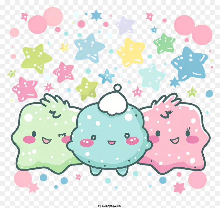 Kawaii，Bolas De Nieve PNG