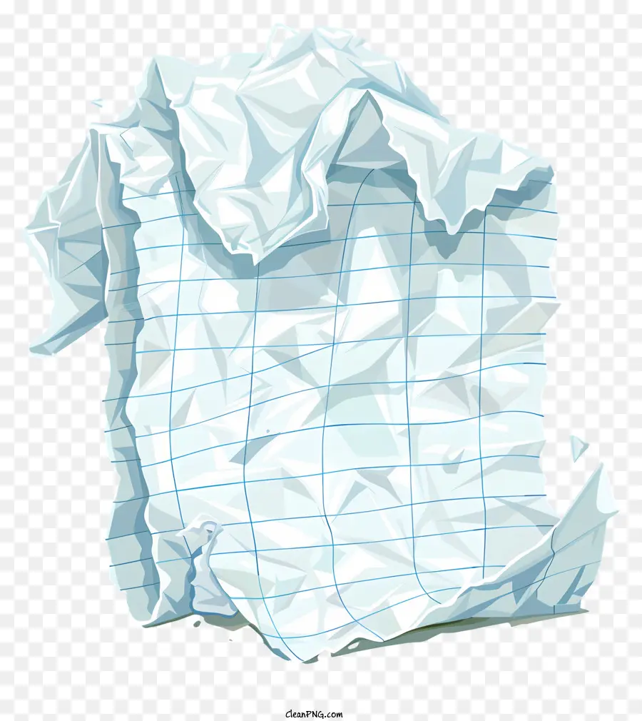 Papel De Cuaderno Arrugado，El Papel Arrugado PNG