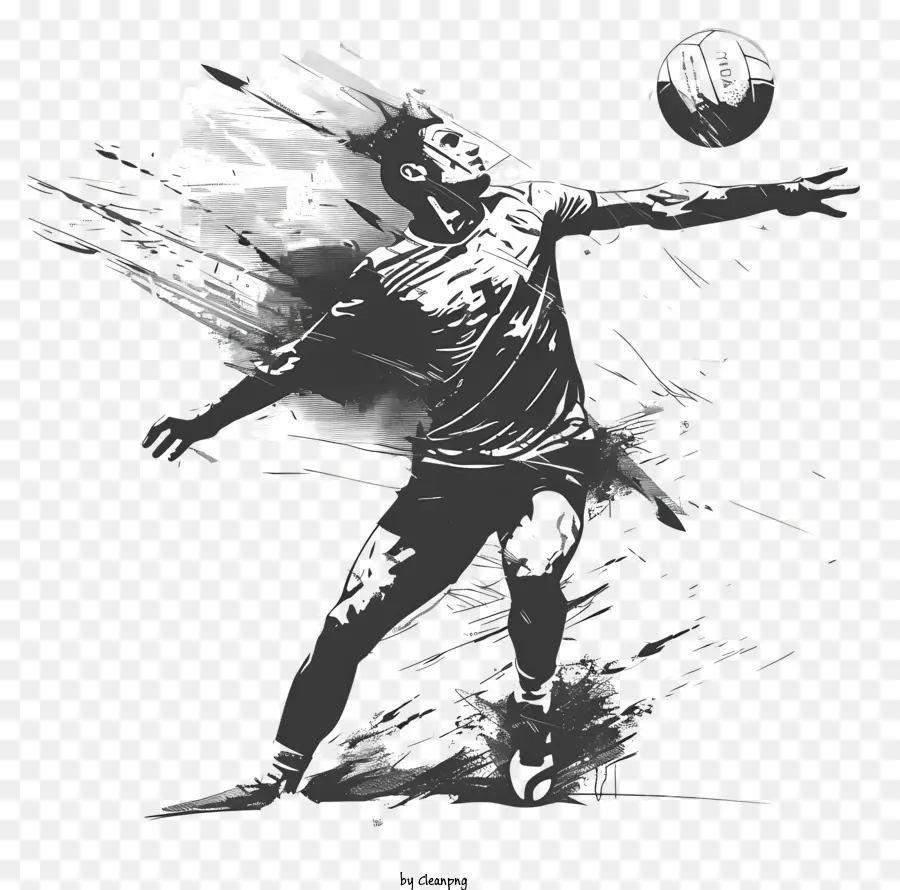 Jugador De Voleibol，Jugador De Fútbol PNG