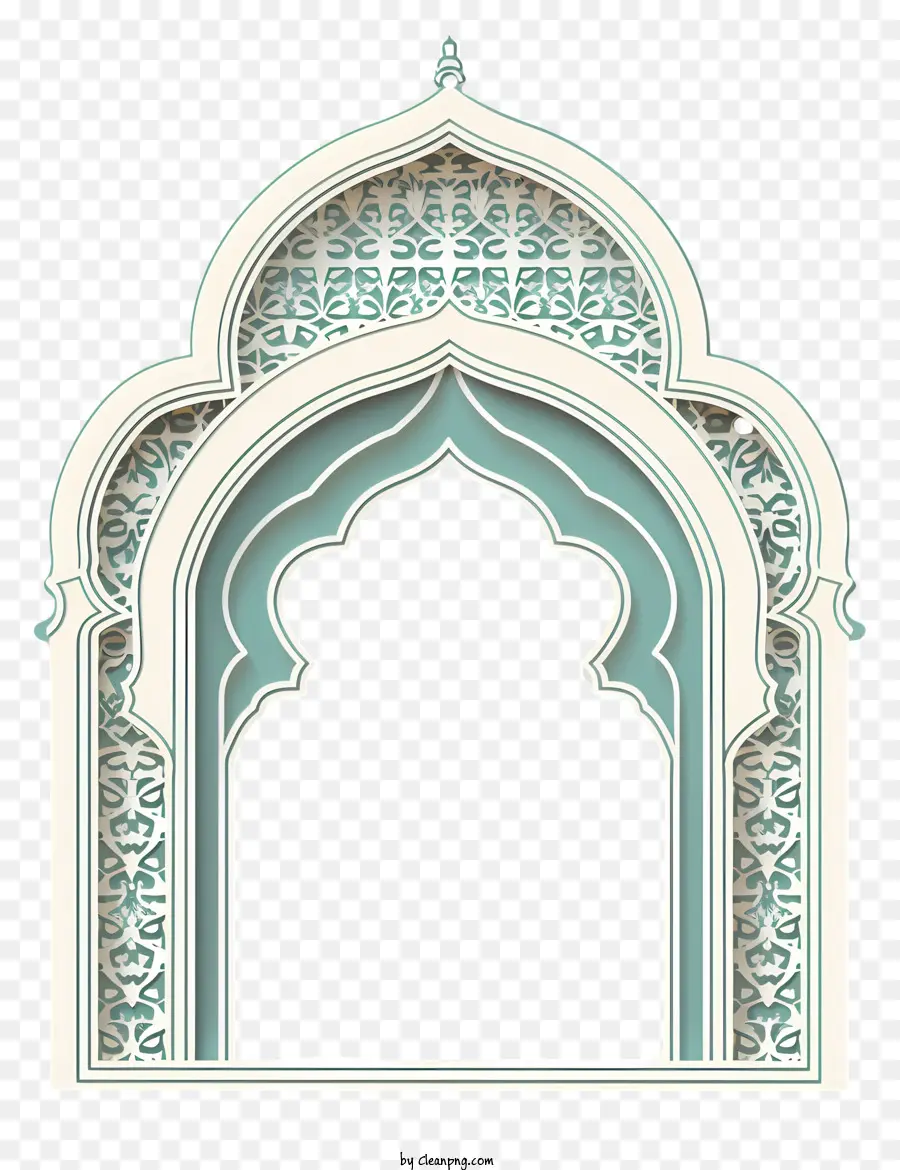 Marco Islámico，Arco Decorativo PNG