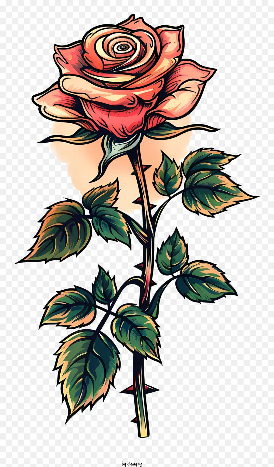 Rose Tattoo，Rosa PNG