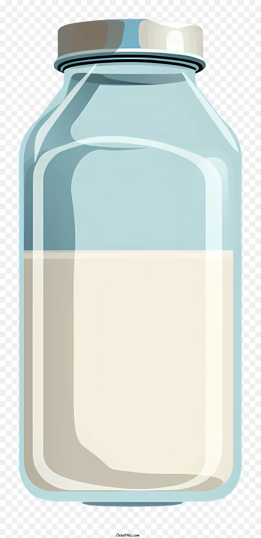 Botella De Leche，Frasco De Vidrio PNG