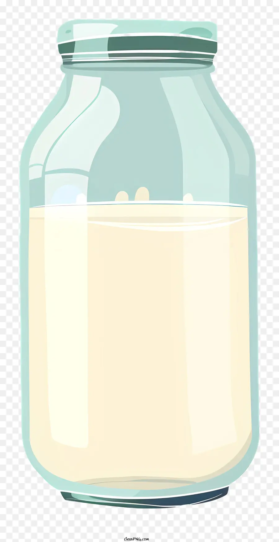 Botella De Leche，Frasco De Vidrio PNG