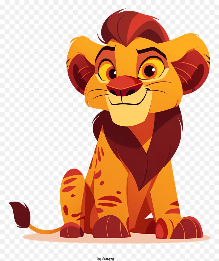 El Rey León，León De Dibujos Animados PNG