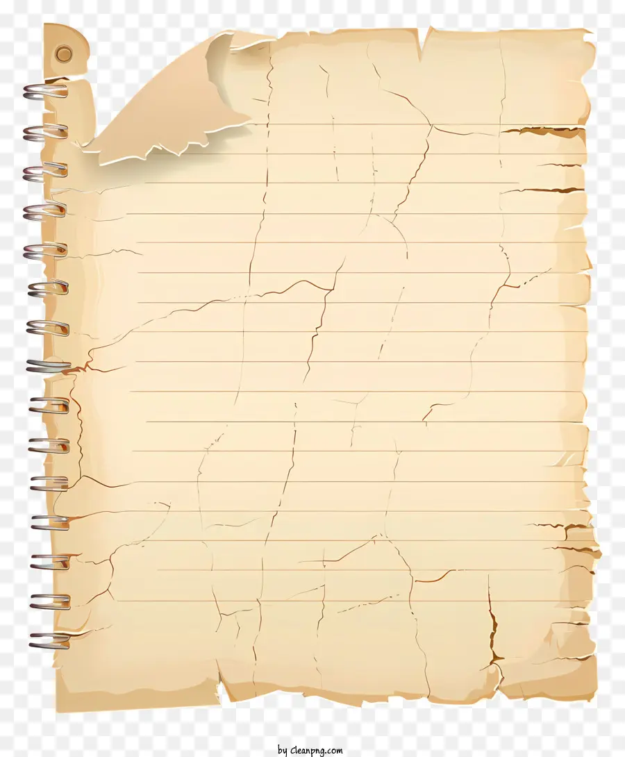 Papel De Cuaderno Rasgado，Papel PNG