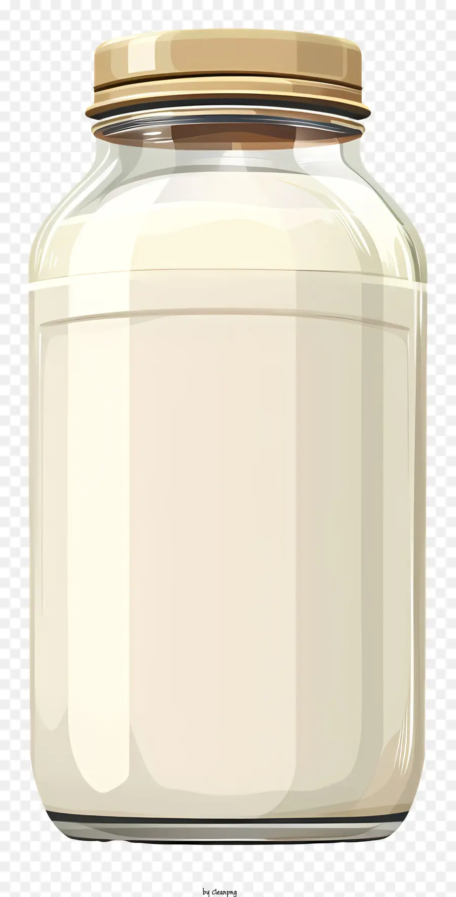 Botella De Leche，Frasco De Vidrio PNG