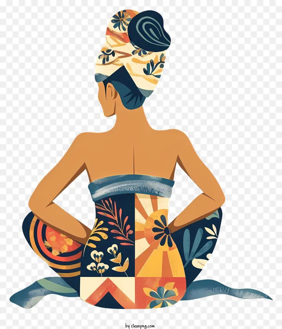 Pantalla De Espalda De Spa Girl，Mujer PNG