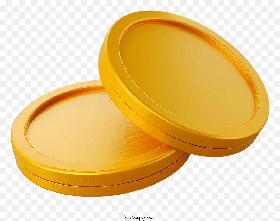 Moneda De Oro，Tazas De Plástico Amarillas PNG