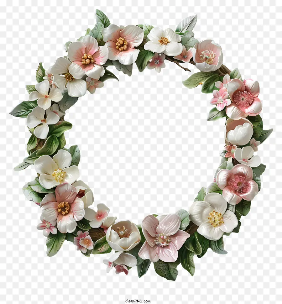 Corona De Flores，Floral Corona PNG