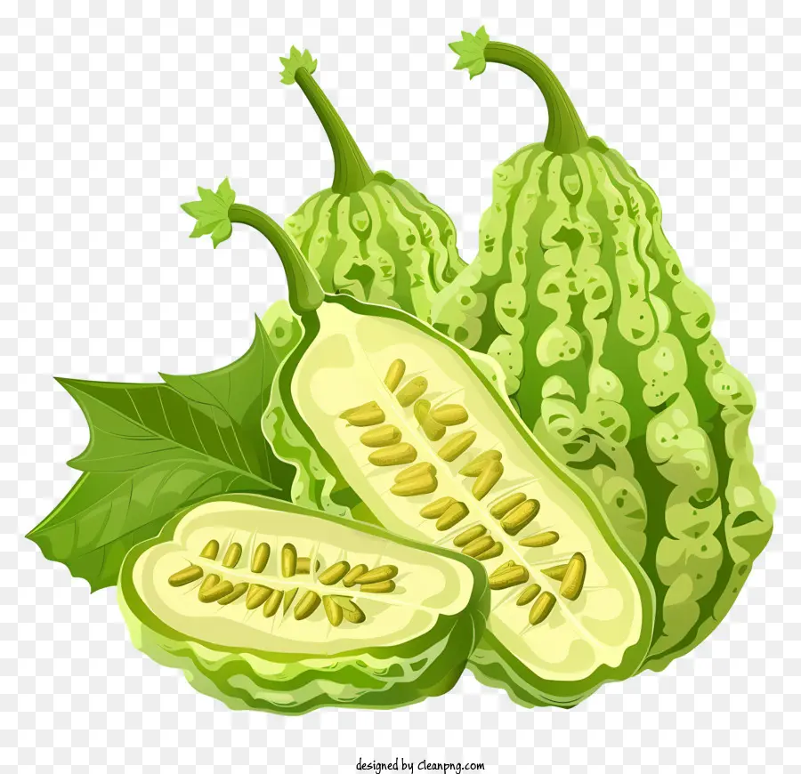 El Melón Amargo，Plátano Inmaduro PNG